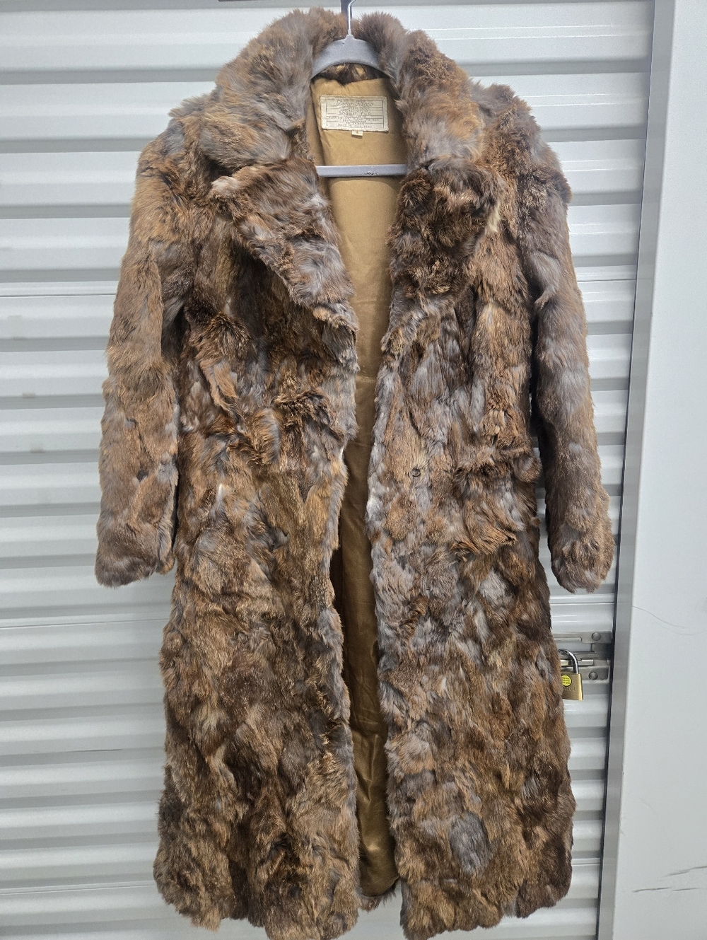 Dino Ricco Rabbit Fur Coat Size Large - Picture 7 of 16
